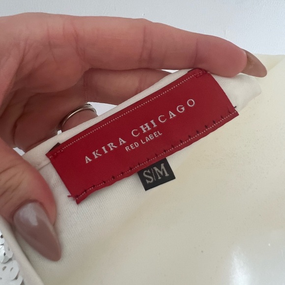 Akira Red Label Sequin Top - Picture 5 of 5